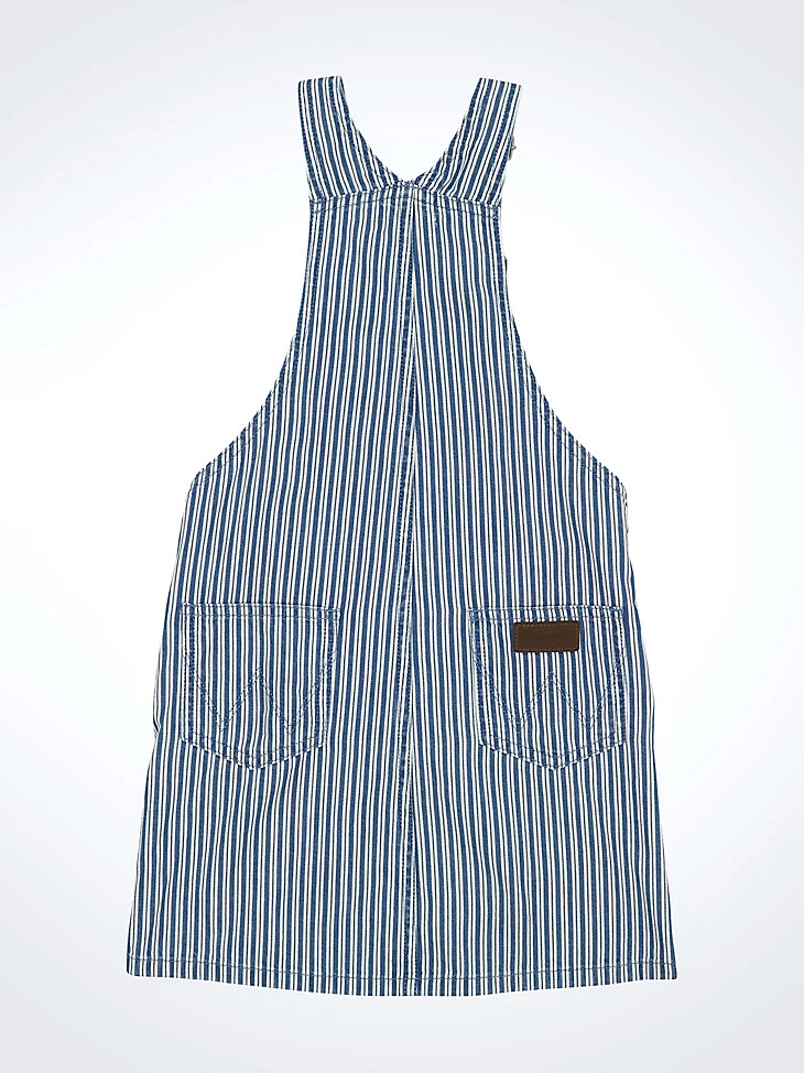 falda de rayas wrangler para niña azul