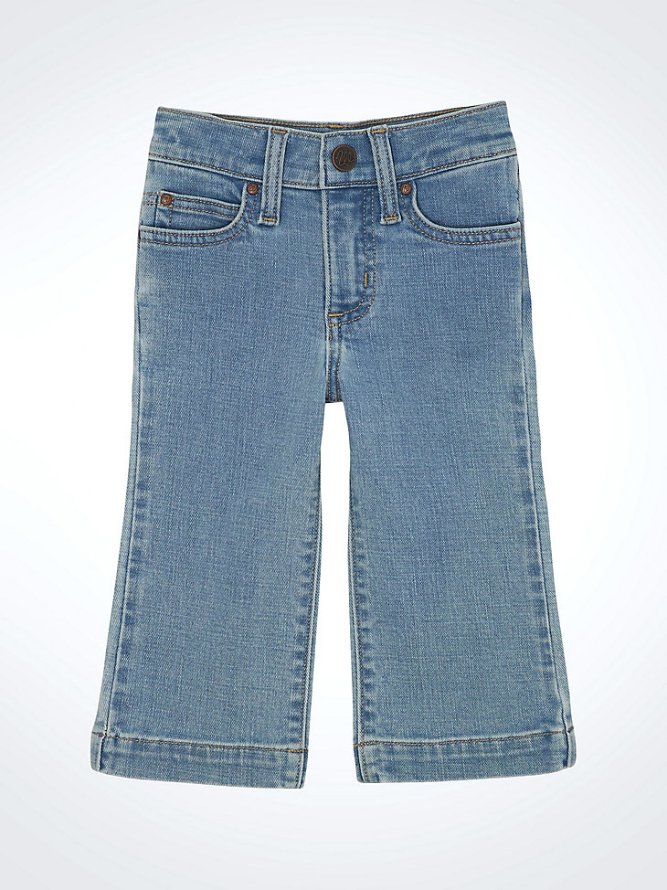 pantalón ancho para niña color oliva