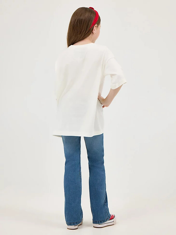 camiseta gráfica extragrande wrangler x lainey wilson para niña ¡claro que sí