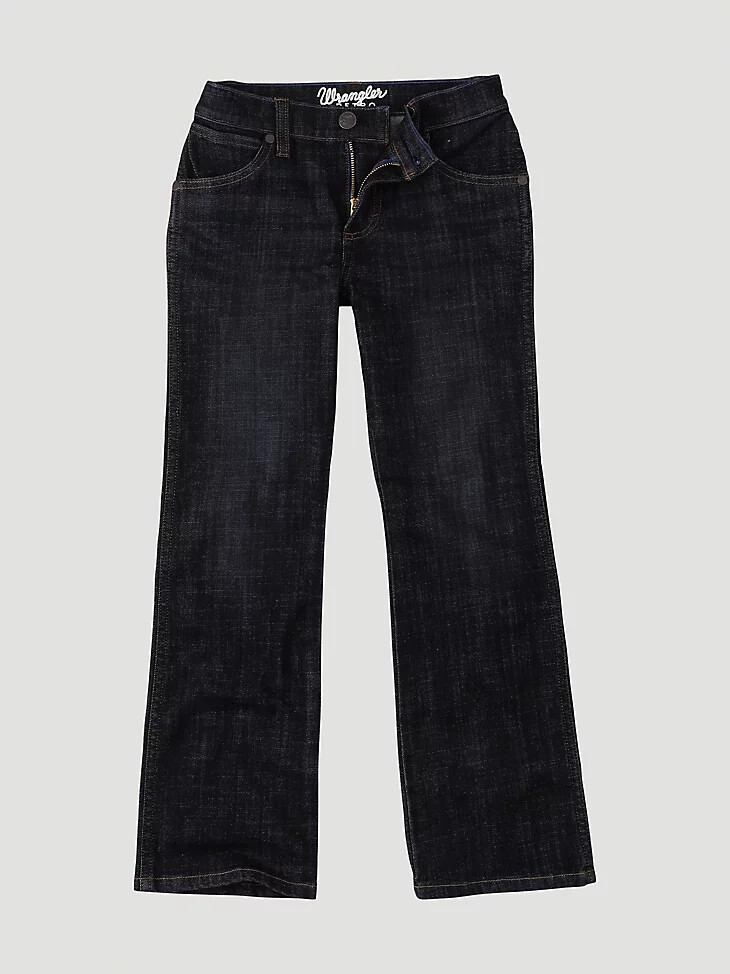 vaqueros wrangler retro slim boot para niño 4-20 dax