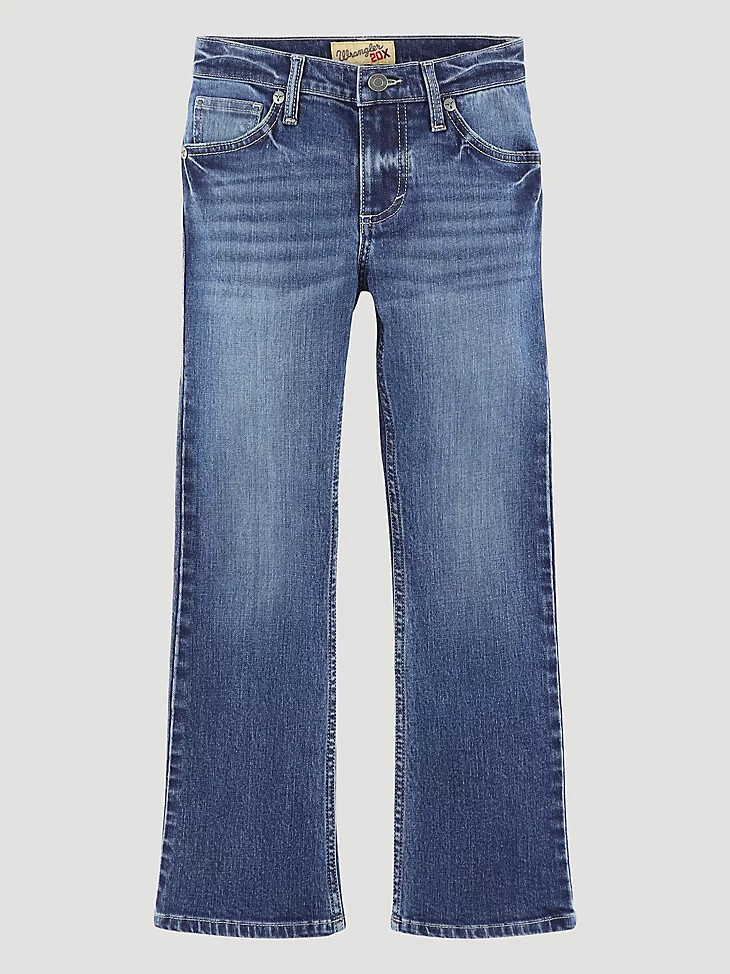 vaqueros wrangler 20x n.° 42 vintage bootcut slim fit para niño 4-20 sorrel