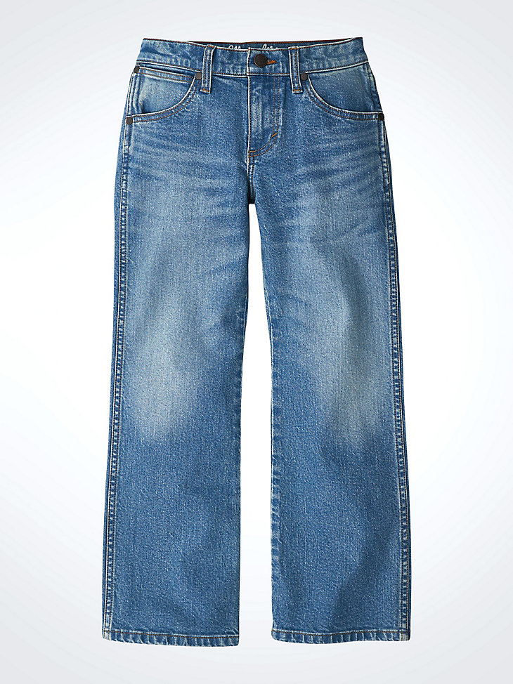 vaqueros wrangler retro relaxed bootcut para niño 4-20 midland
