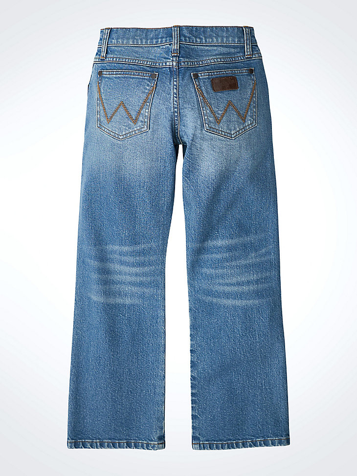 vaqueros wrangler retro relaxed bootcut para niño 4-20 midland