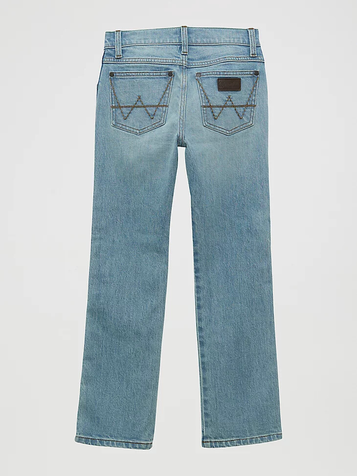 vaqueros rectos ajustados wrangler retro para niño 4-20 mendenhall