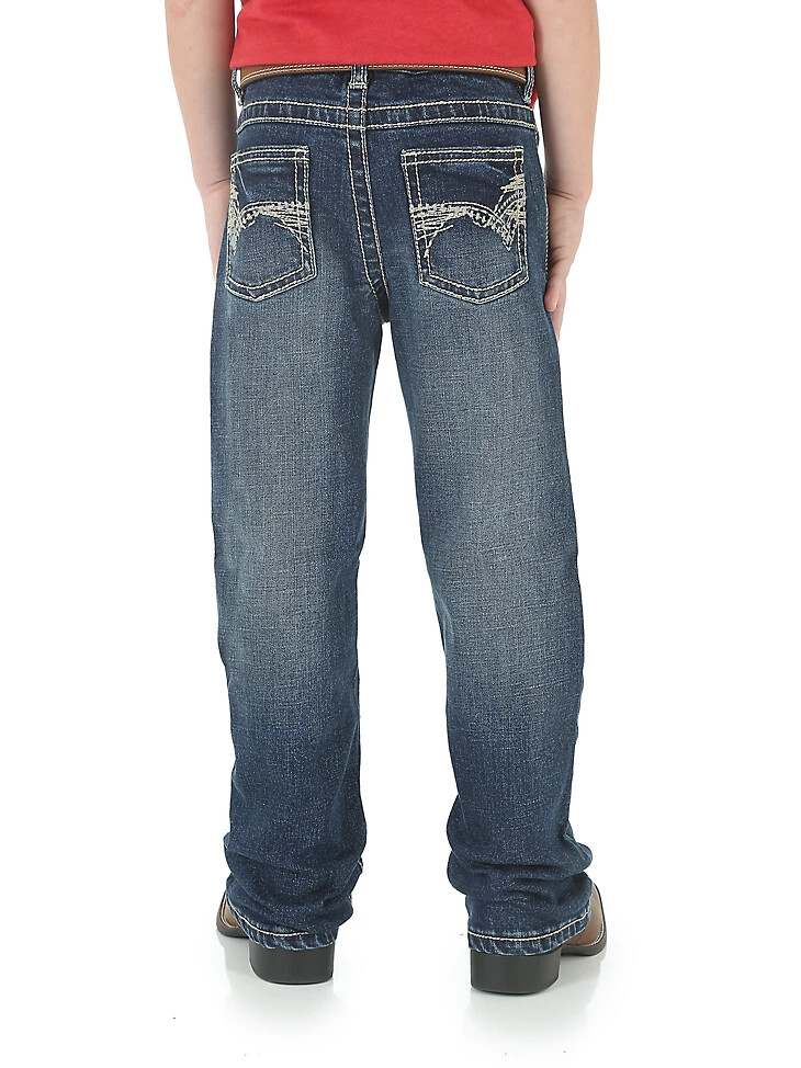 vaqueros wrangler 20x n.° 42 vintage bootcut slim fit para niño 8-20 midland
