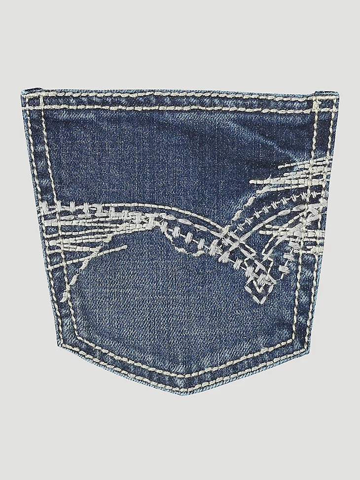 vaqueros wrangler 20x n.° 42 vintage bootcut slim fit para niño 8-20 midland