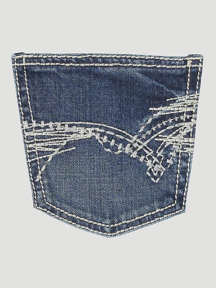 vaqueros wrangler 20x n.° 42 vintage bootcut slim fit para niño 4-7 midland