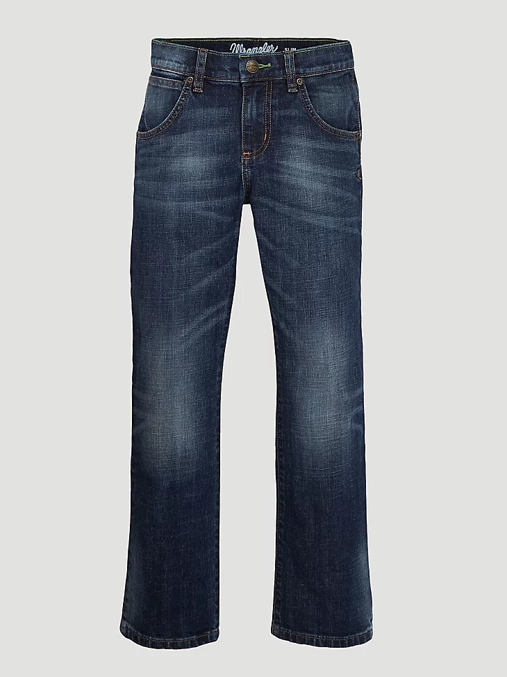 vaqueros rectos ajustados wrangler retro para niño 8-20 bozeman