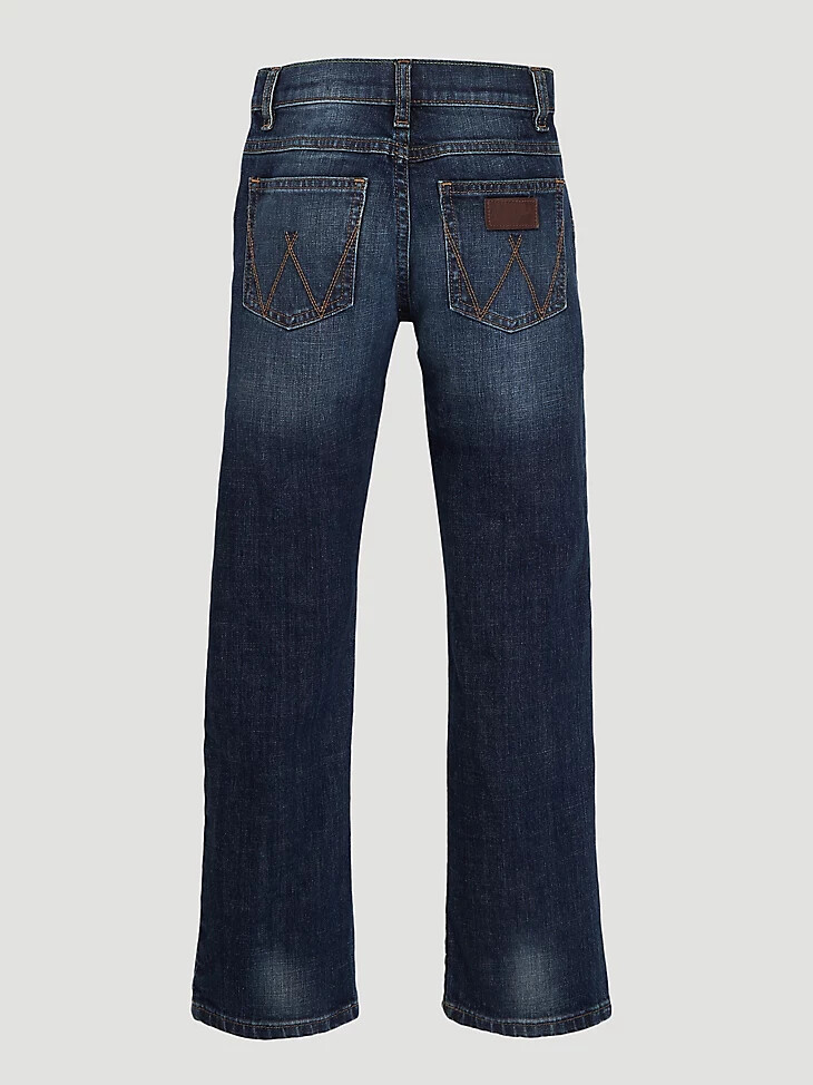 vaqueros rectos ajustados wrangler retro para niño 8-20 bozeman