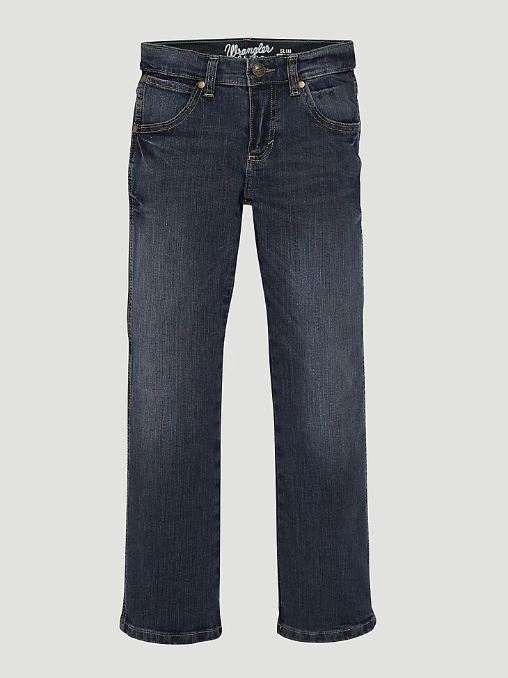 vaqueros rectos ajustados wrangler retro para niño 4-7 jerome