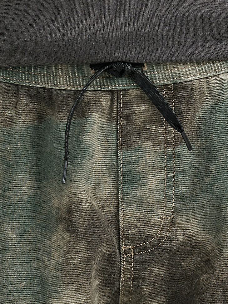jogger cargo holgado para niño 8-16 camuflaje borroso bosque