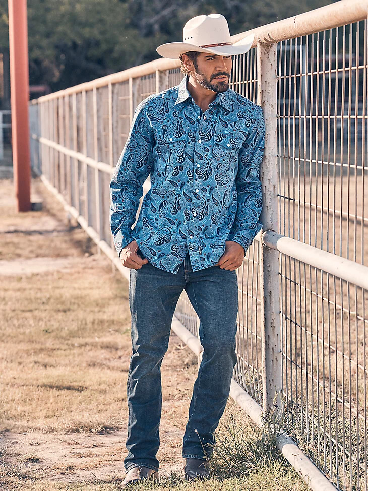 vaqueros wrangler retro slim fit bootcut para hombre hayward