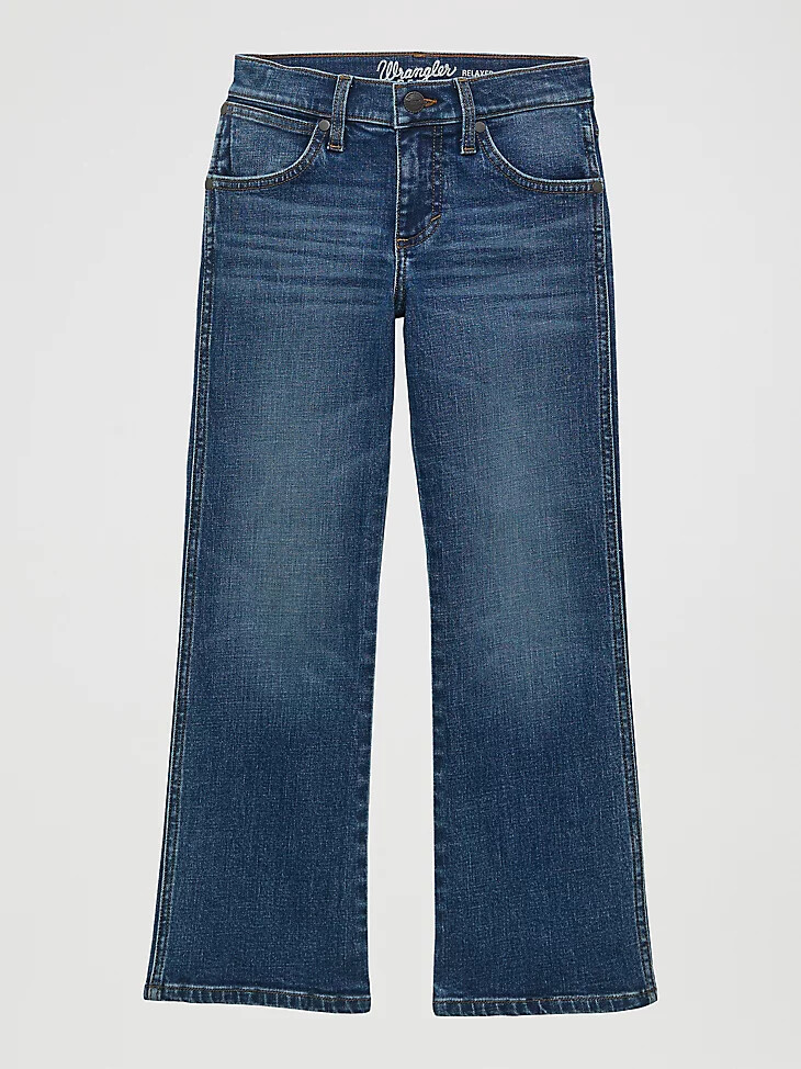 vaqueros wrangler retro relaxed bootcut para niño 4-20 lewiston