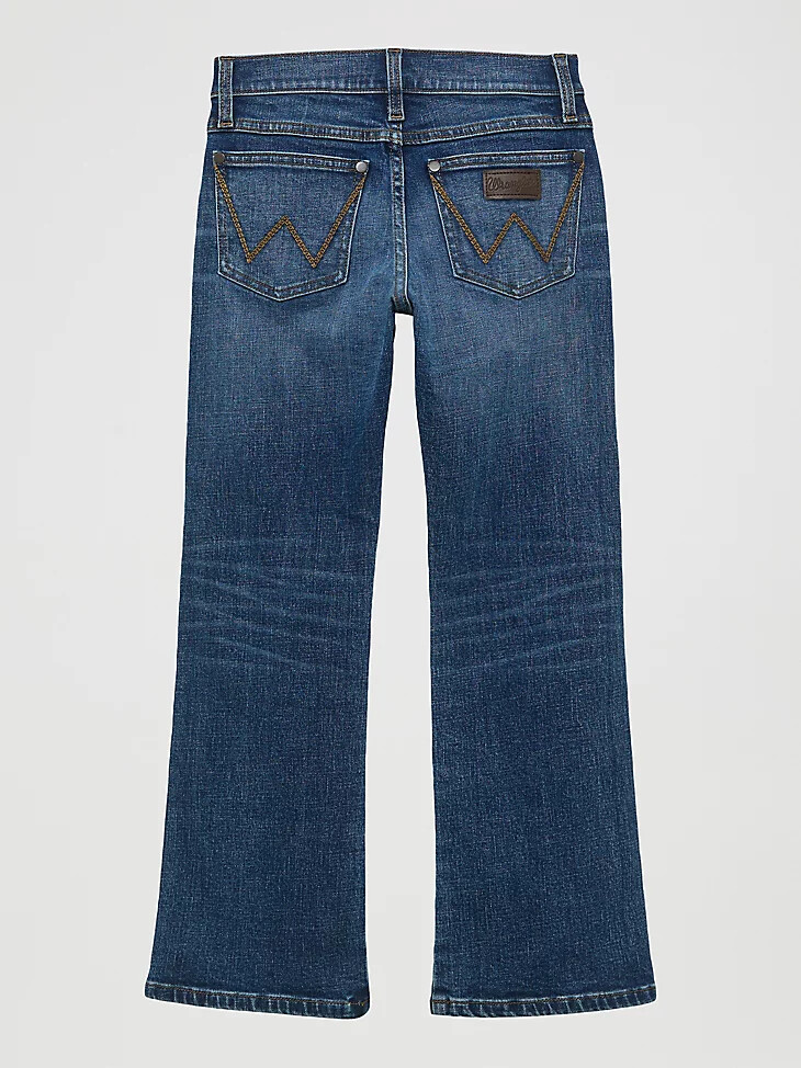 vaqueros wrangler retro relaxed bootcut para niño 4-20 lewiston