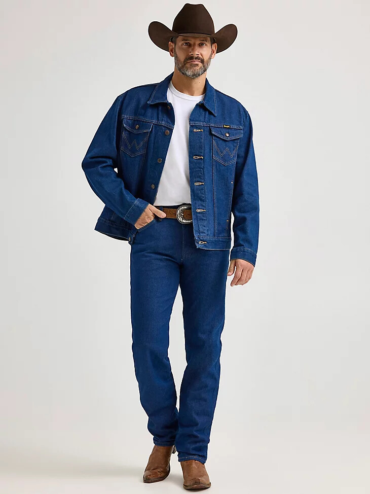 vaqueros wrangler cowboy cut original fit índigo prelavados