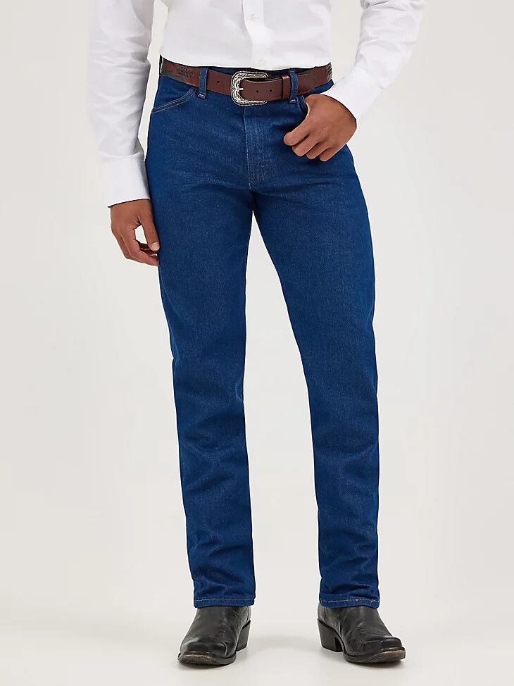 vaqueros wrangler cowboy cut original fit índigo prelavados