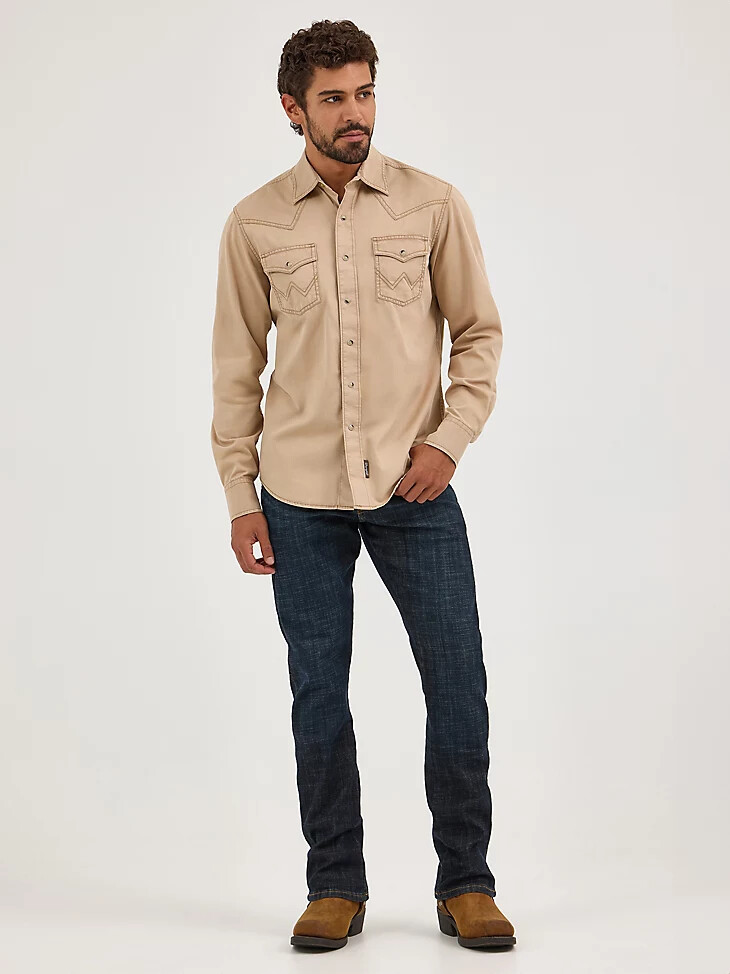 vaqueros wrangler retro slim fit bootcut para hombre dax