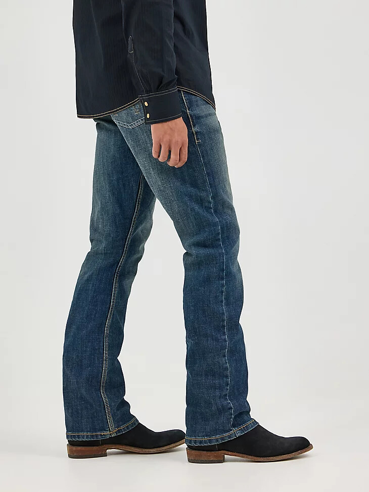vaqueros wrangler retro slim fit bootcut layton para hombre