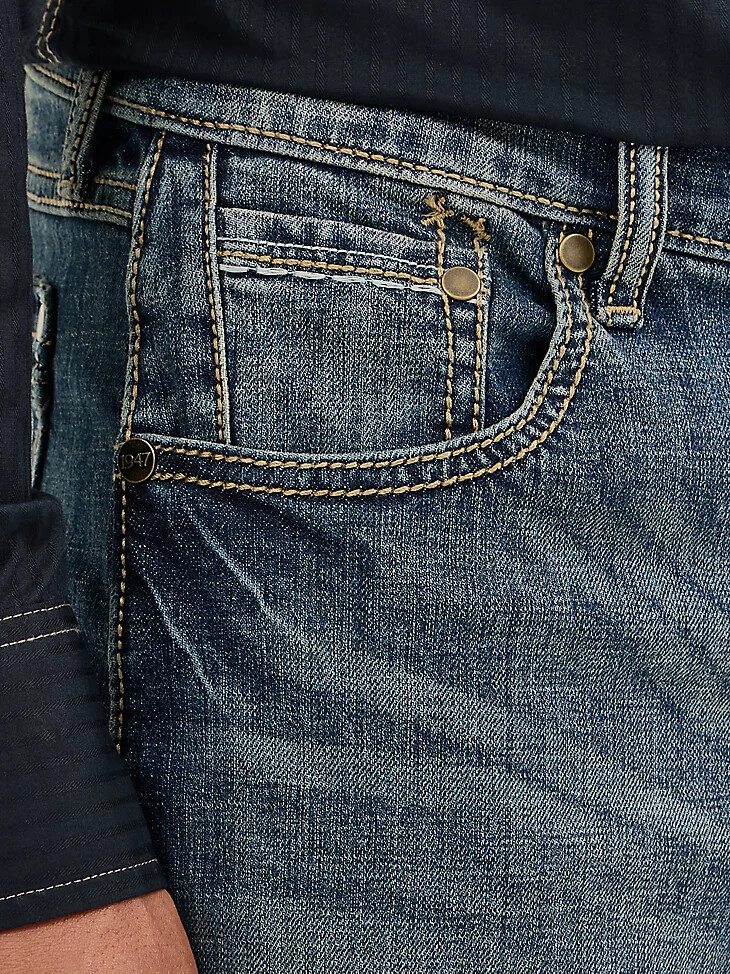 vaqueros wrangler retro slim fit bootcut layton para hombre