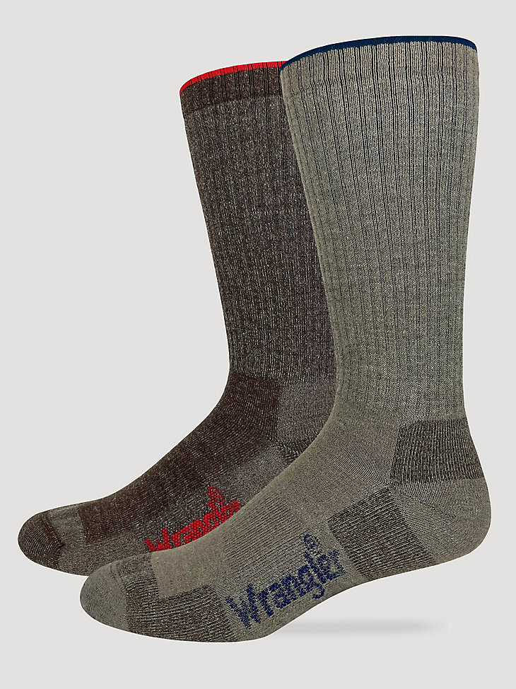 calcetines riggs de mezcla de lana para hombre color marrón