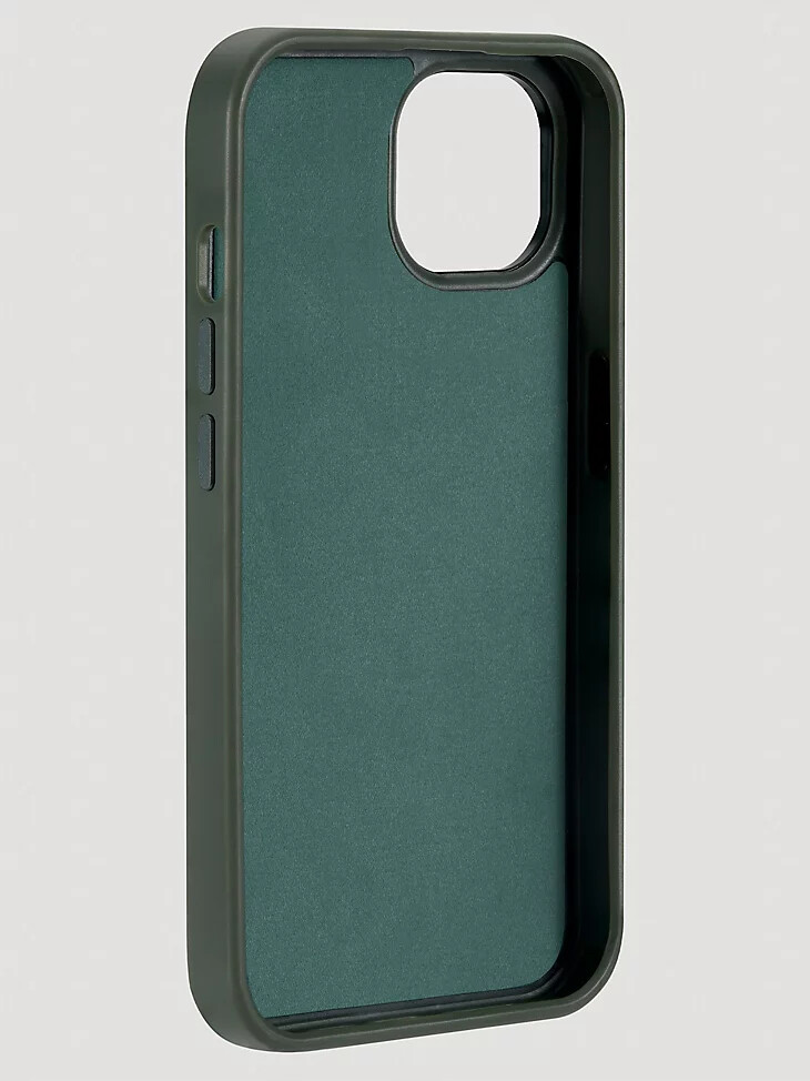 funda de cuero marrón para smartphone