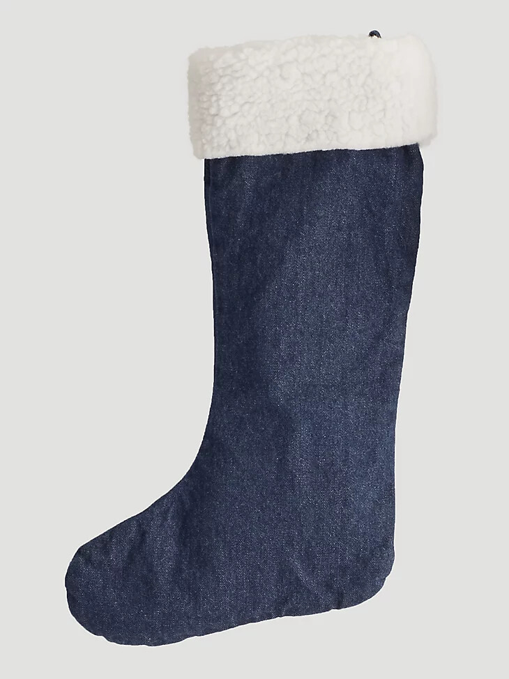 medias navideñas de mezclilla sherpa wrangler prelavadas