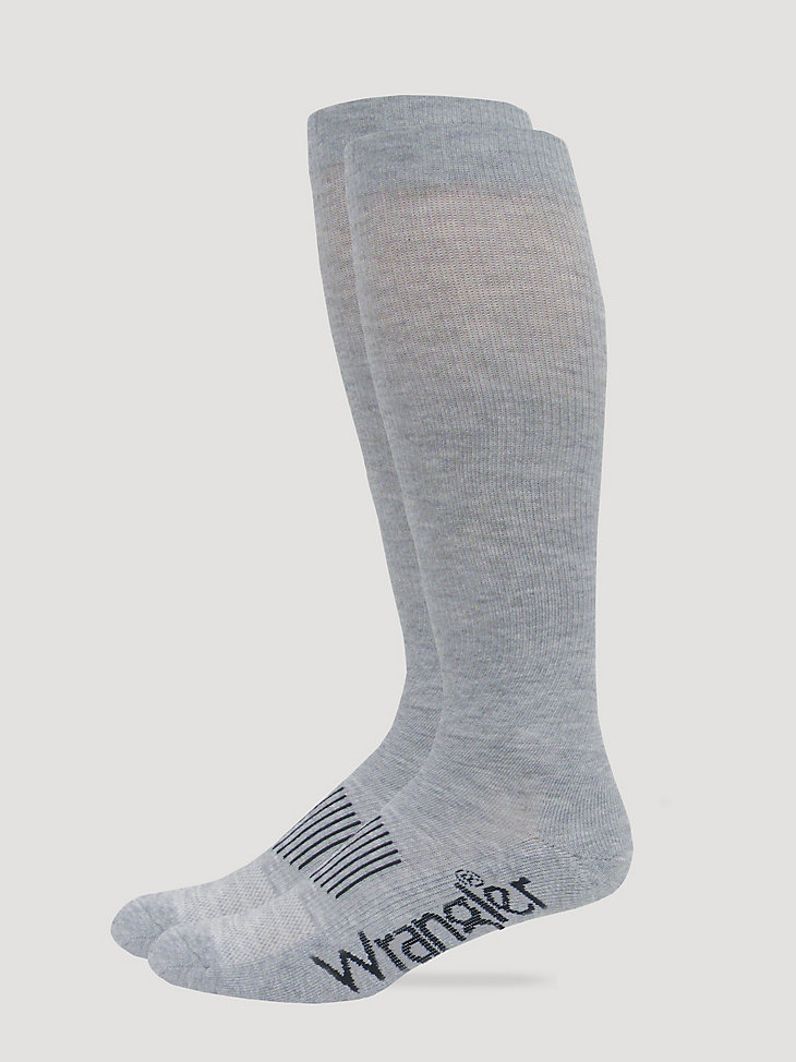 calcetín clásico para botas de hombre gris