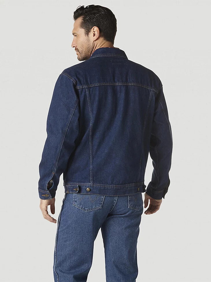 chaqueta vaquera wrangler rugged wear color índigo antiguo