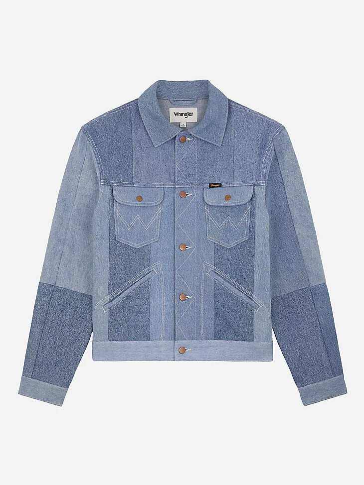 chaqueta wrangler x beyond retro icons con lavado claro
