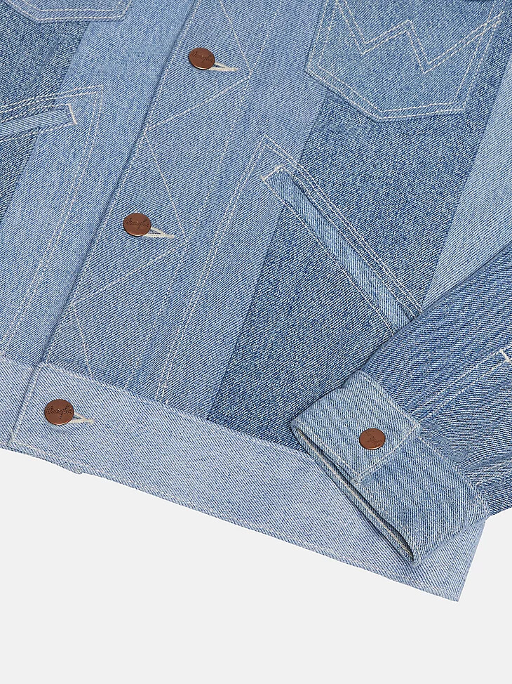 chaqueta wrangler x beyond retro icons con lavado claro