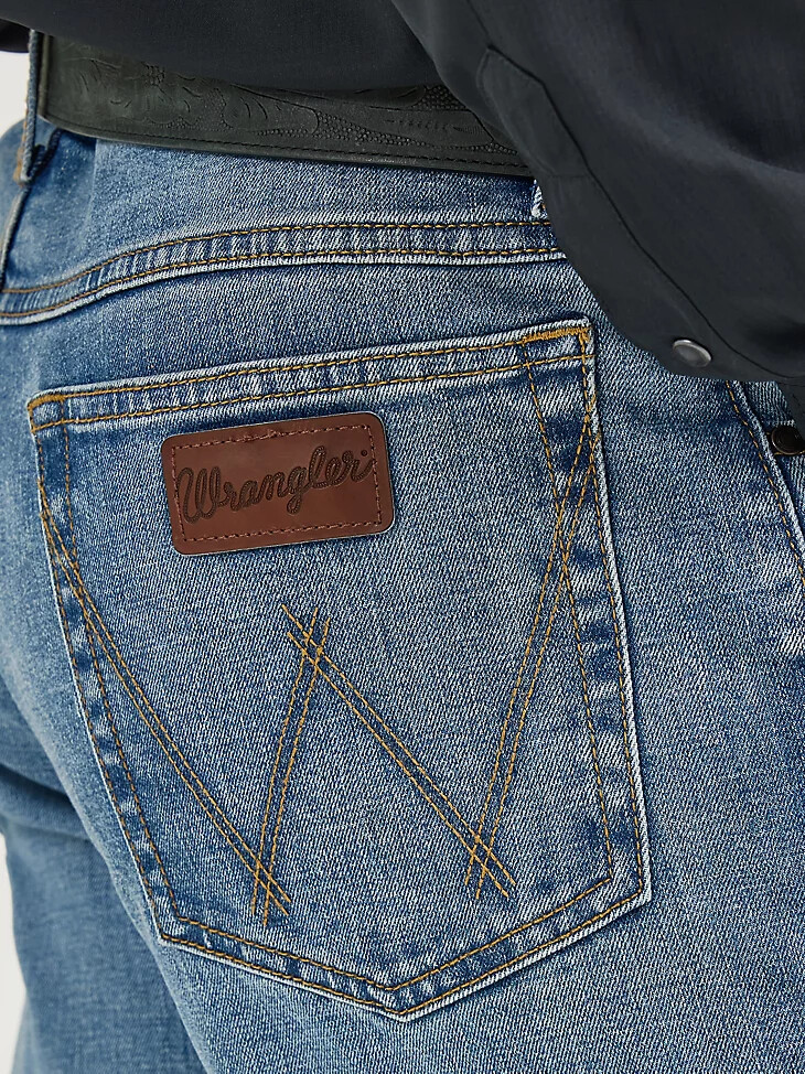 vaqueros wrangler 20x active flex de corte relajado para hombre azul almirante