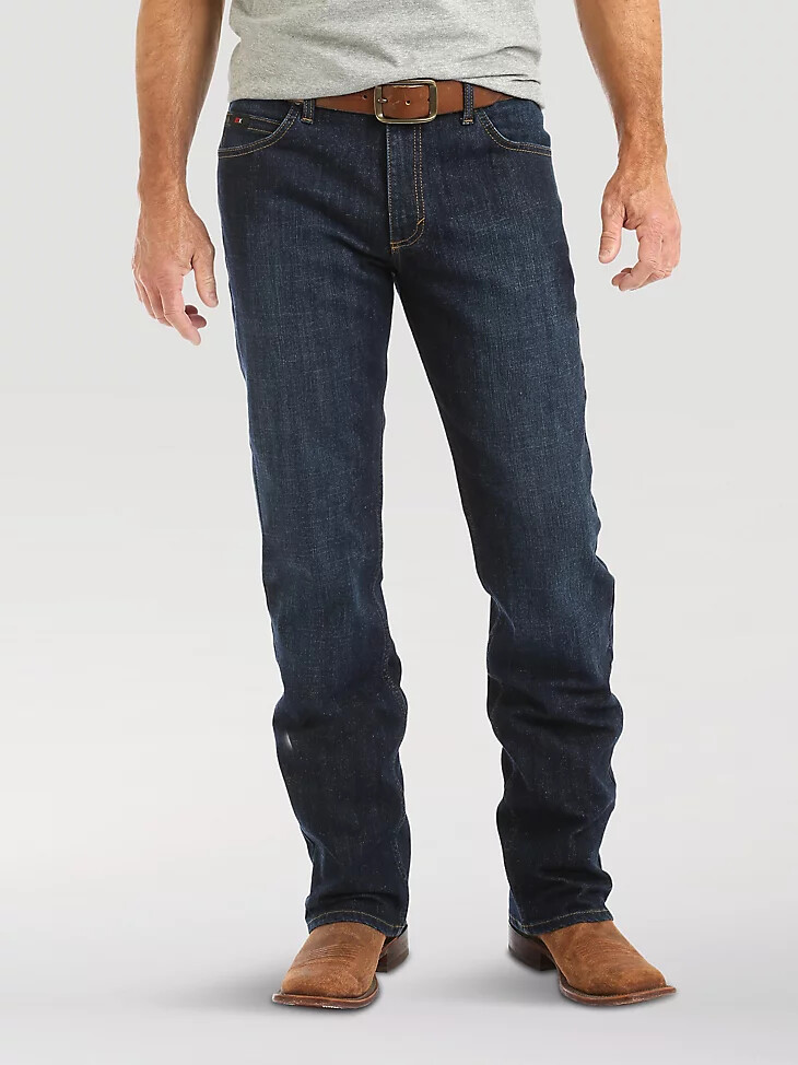 vaqueros wrangler 20x active flex slim fit para hombre twilight