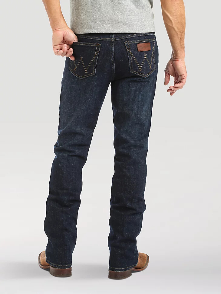 vaqueros wrangler 20x active flex slim fit para hombre twilight