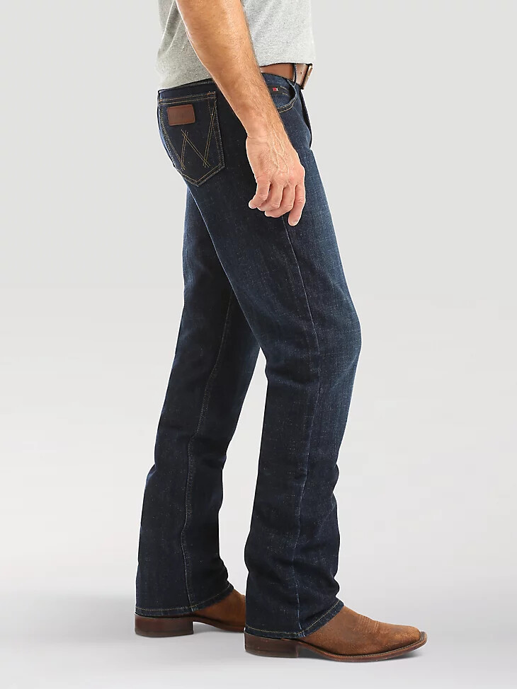 vaqueros wrangler 20x active flex slim fit para hombre twilight