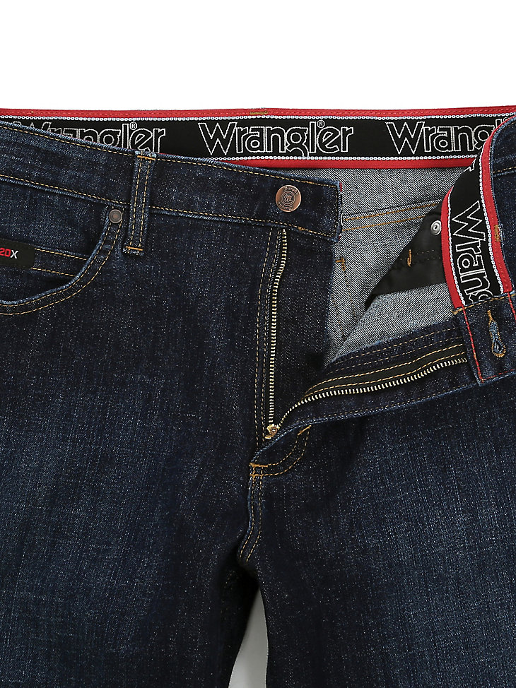 vaqueros wrangler 20x active flex slim fit para hombre twilight