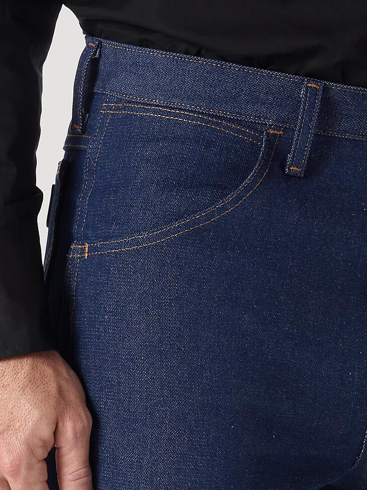 wrangler cowboy cut bootcut jean rigid - slim fit jean navy