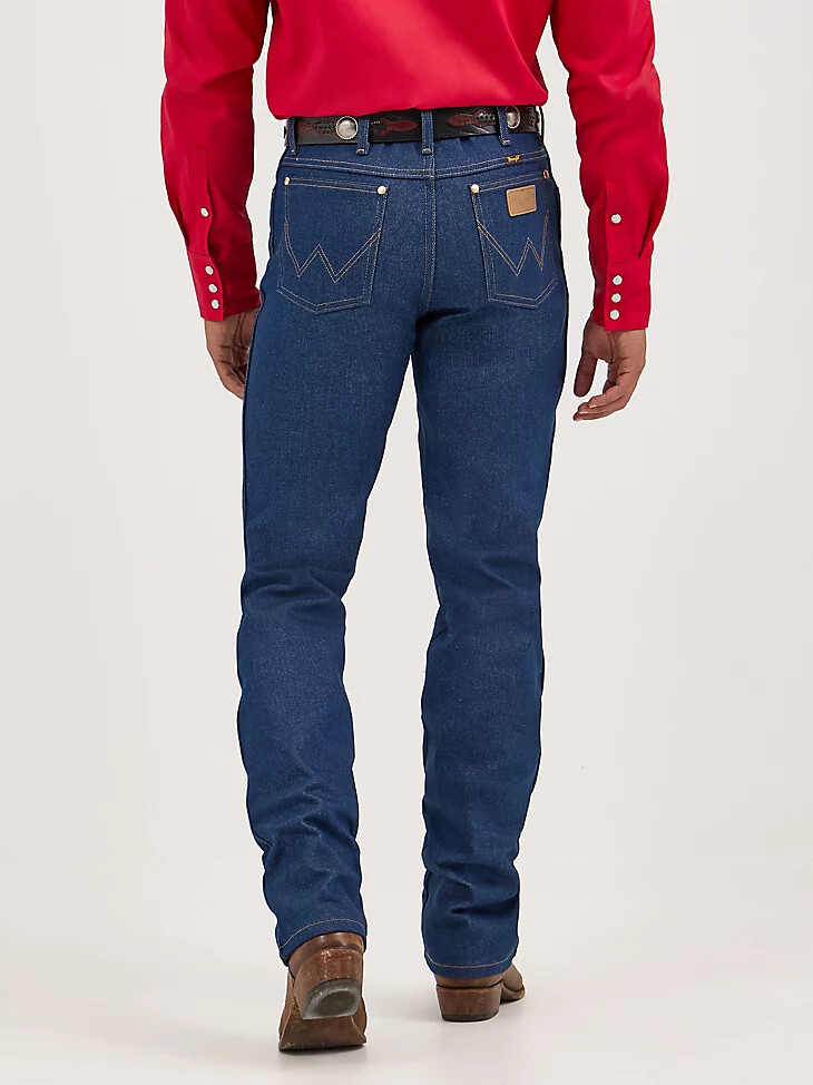 wrangler cowboy cut vaqueros ajustados rígidos índigo rígido