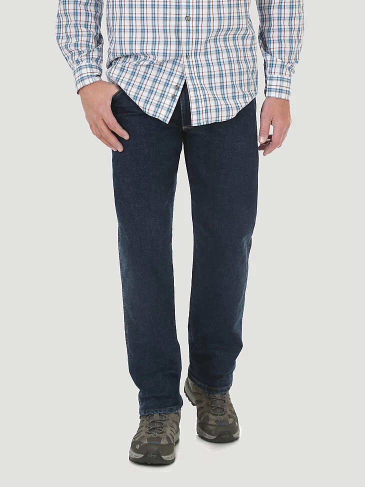 wrangler rugged wear performance series relaxed fit jean dark stone