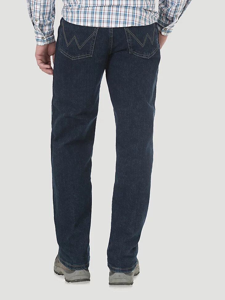 wrangler rugged wear performance series relaxed fit jean dark stone