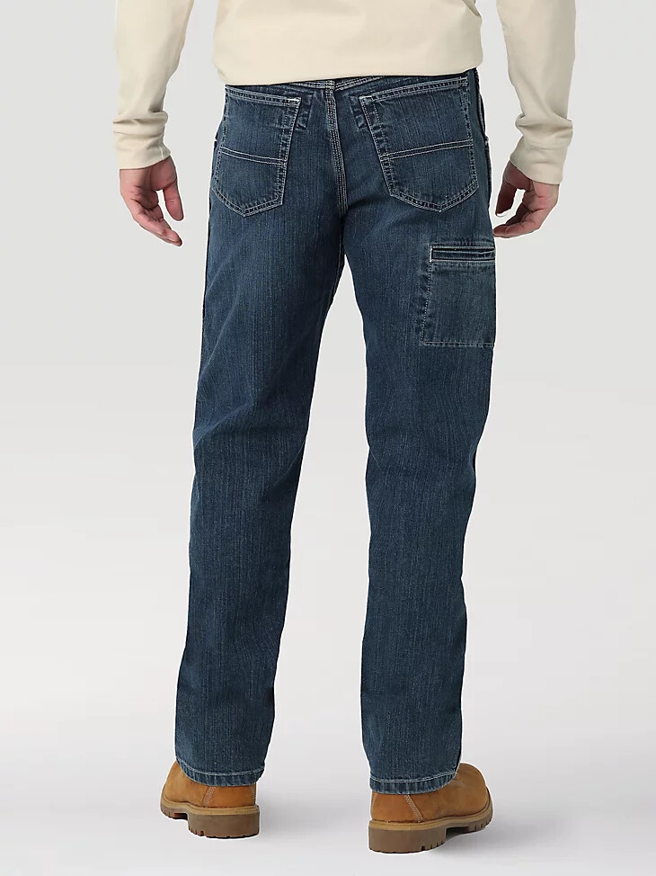 pantalón técnico wrangler fr riggs de corte relajado y resistente a las llamas midstone