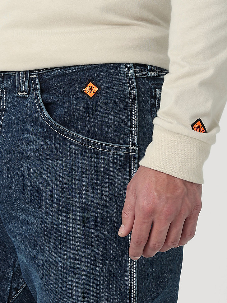 pantalón técnico wrangler fr riggs de corte relajado y resistente a las llamas midstone