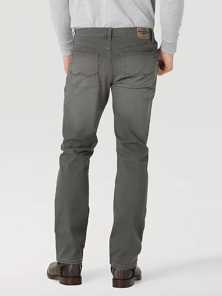 vaqueros rectos free to stretch para hombre color antracita