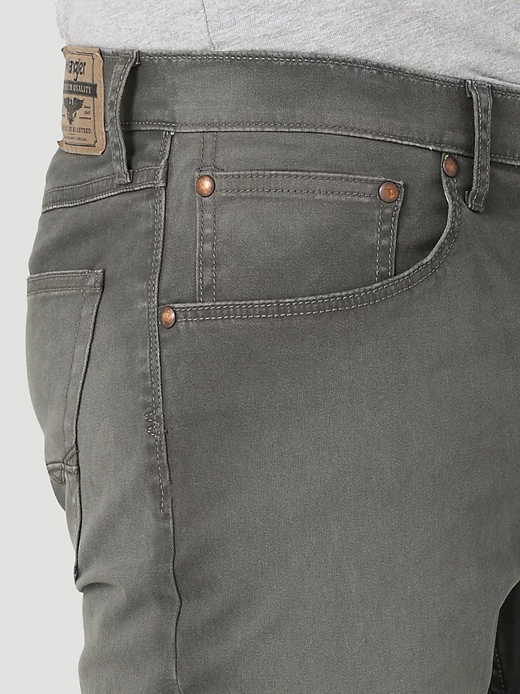 vaqueros rectos free to stretch para hombre color antracita