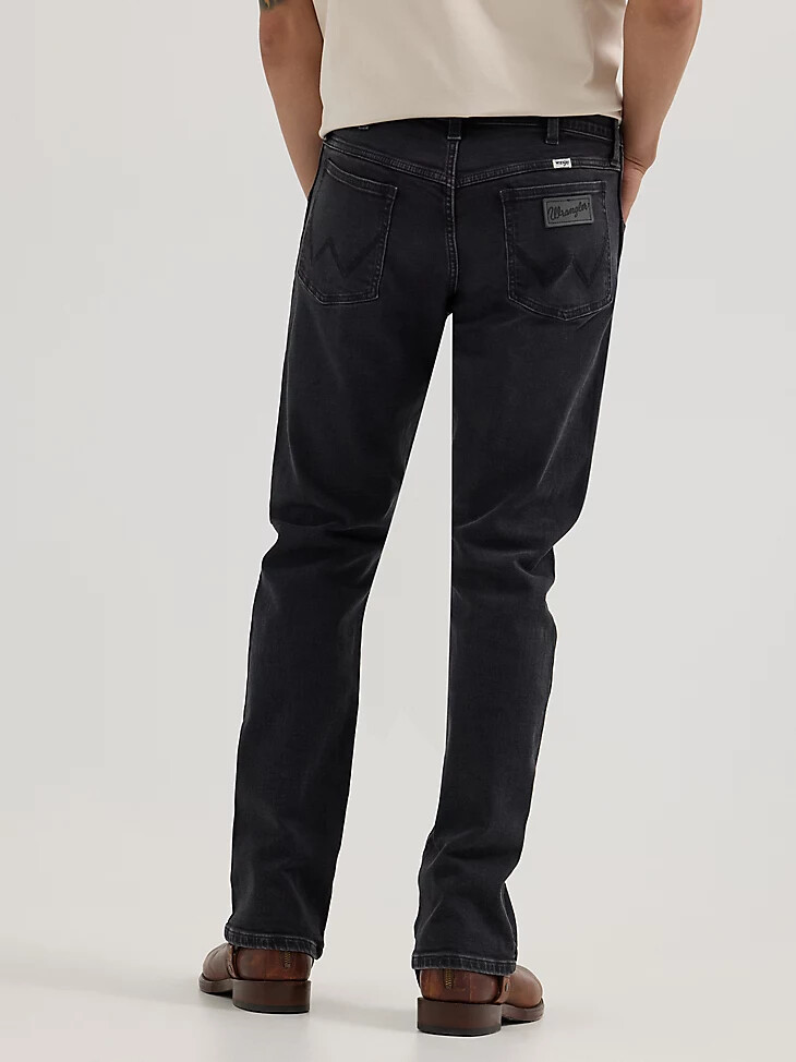 vaqueros de corte bota para hombre night fever black
