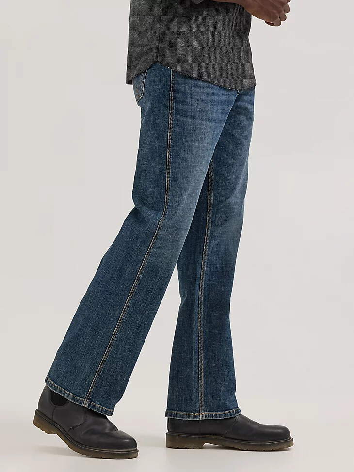 vaqueros de corte bota peak comfort para hombre dice house