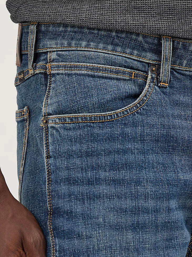 vaqueros de corte bota peak comfort para hombre dice house