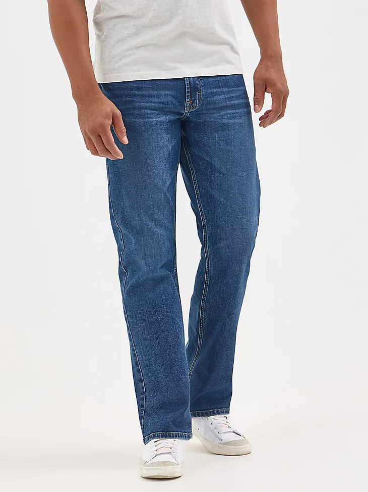 wrangler five star premium flex relaxed fit bootcut jean para hombre livingston