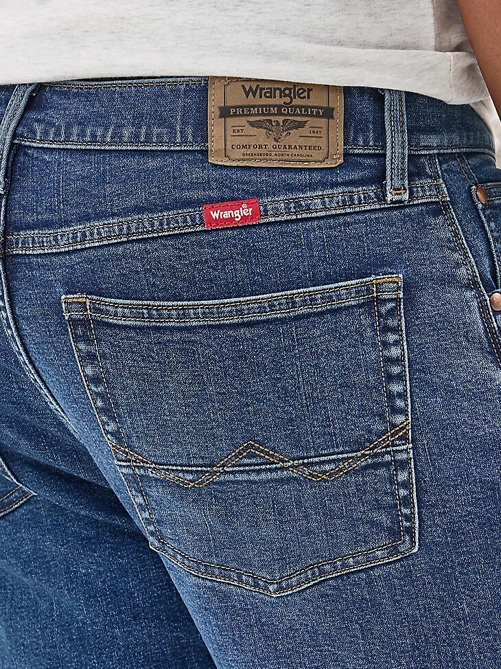 wrangler five star premium flex relaxed fit bootcut jean para hombre livingston