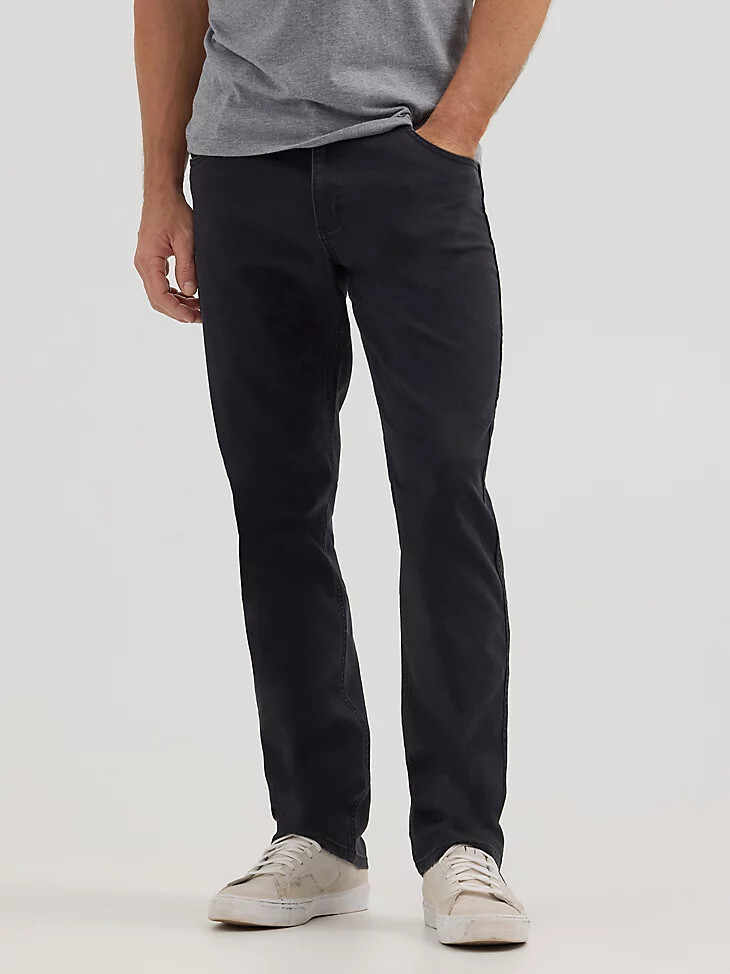 vaqueros de lona five star premium performance para hombre color negro