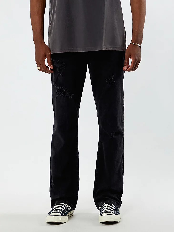 vaqueros ajustados de corte bota para hombre de wrangler x pacsun wagon tire